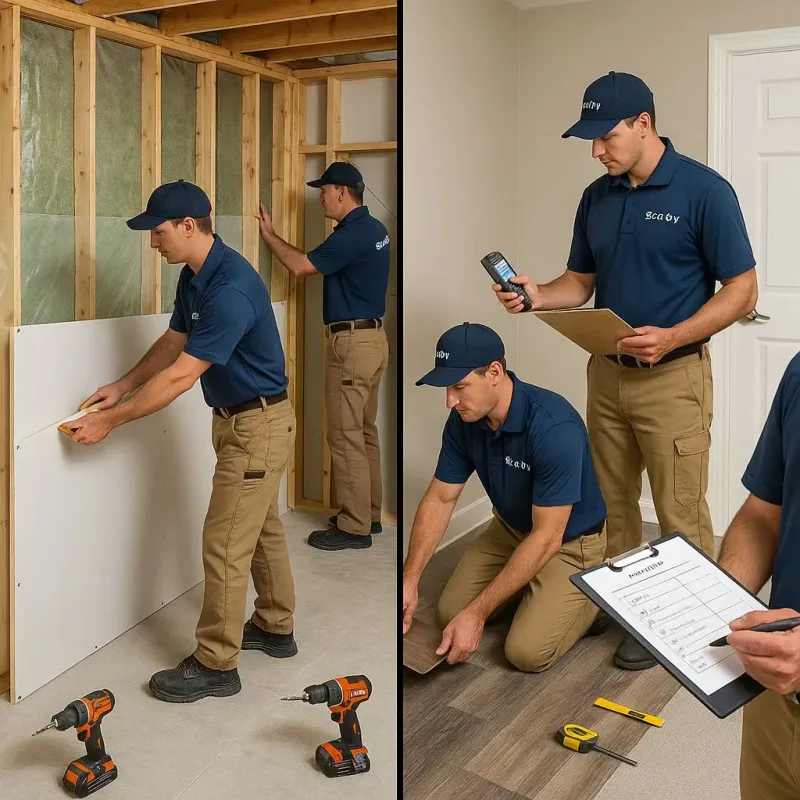 Repairs and Reconstruction process in Forestdale, AL
